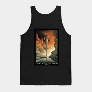 Carlsbad Caverns National Park Vintage Travel  Poster Tank Top